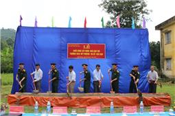 Khởi công xây dựng nhà bán trú Trường THCS Mỹ Phương